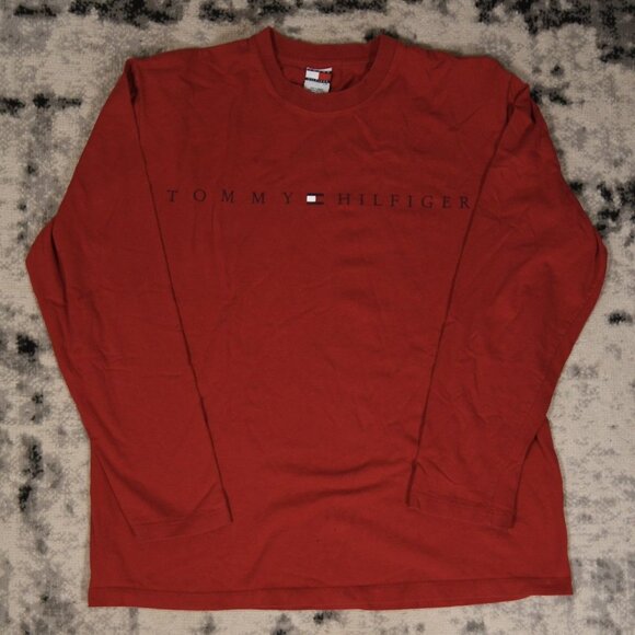 Vintage Made in Canada Tommy Hilfiger Longsleeve T-Shirt - Picture 1 of 6